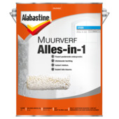 Alabastine muurverf Alles-in-1 wit mat 5 liter