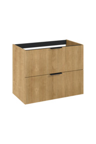 Atlantic wastafelonderkast Raff eik ribbelfront 80 x 45,2 x 63,5 cm