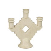 Kandelaar beige - l21xb8xh23,5cm