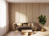 Kleurstaal Decowall Elements natuur eiken 25x30cm