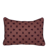 Kussen graphic bordeaux 55 x 35 cm