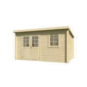 Tuinhuis Danna vurenhout onbehandeld 380 x 275 cm