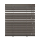 KARWEI aluminium jaloezie gewoon raam 28402 geborsteld metaal 50 mm op maat