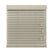 KARWEI houten jaloezie gewoon raam 28512 zijdegrijs 50 mm op maat