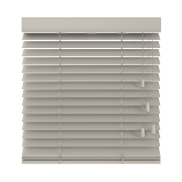 KARWEI houten jaloezie gewoon raam 28514 zijdegrijs 50 mm op maat