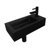 Marho fonteinset compleet rechts Ondine S mini mat zwart