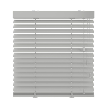 KARWEI aluminium jaloezie gewoon raam 28407 mat lichtgrijs 50 mm op maat