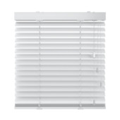 KARWEI aluminium jaloezie gewoon raam 28415 zijdeglans grijswit 50 mm op maat