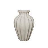 Keramieken vaas creme 25,4x25,4x38cm