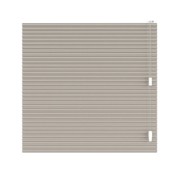 KARWEI dubbel plisségordijn gewoon raam 28645 zand structuur transparant op maat