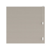 KARWEI dubbel plisségordijn gewoon raam 28645 zand structuur transparant op maat