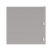 KARWEI dubbel plisségordijn gewoon raam 28644 grijs structuur transparant op maat