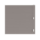 KARWEI dubbel plisségordijn gewoon raam 28642 vergrijsd bruin glans lichtdoorlatend op maat