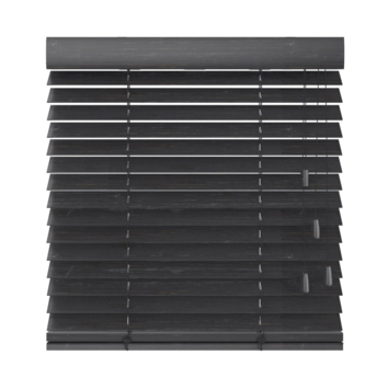 KARWEI bamboe jaloezie gewoon raam 28508 zwart 50 mm op maat