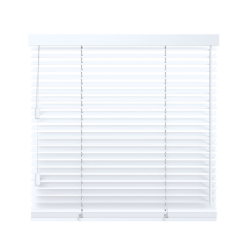 KARWEI houten jaloezie gewoon raam 28509 wit 35 mm op maat