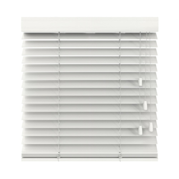 KARWEI bamboe jaloezie gewoon raam 28500 wit 50 mm op maat