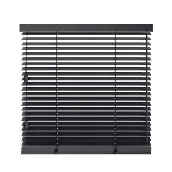 KARWEI houten jaloezie gewoon raam 28517 zwart 35 mm op maat