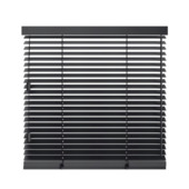 KARWEI houten jaloezie gewoon raam 28517 zwart 35 mm op maat