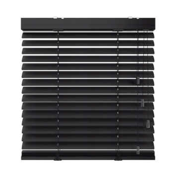 KARWEI kunststof jaloezie gewoon raam 28520 zwart 50 mm op maat