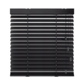 KARWEI kunststof jaloezie gewoon raam 28520 zwart 50 mm op maat