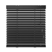 KARWEI aluminium jaloezie gewoon raam 28412 mat zwart 50 mm op maat