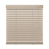 KARWEI aluminium jaloezie gewoon raam 28410 mat taupe grijs 50 mm op maat