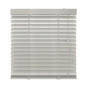 KARWEI aluminium jaloezie gewoon raam 28416 zijdeglans lichtgrijs 50 mm op maat