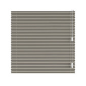 KARWEI enkel plisségordijn draaikiepraam 28609 taupe lichtdoorlatend op maat