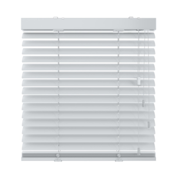 KARWEI aluminium jaloezie gewoon raam 28419 zijdeglans zilver 50 mm op maat