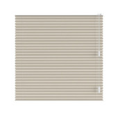 KARWEI enkel plisségordijn gewoon raam 28603 zand linnenlook transparant op maat