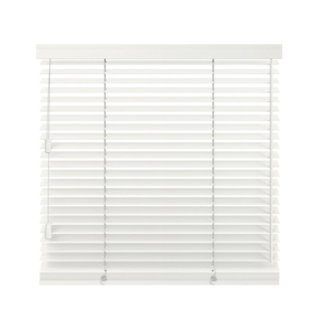 KARWEI bamboe jaloezie gewoon raam 28500 wit 35 mm op maat