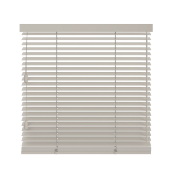 KARWEI houten jaloezie gewoon raam 28514 zijdegrijs 35 mm op maat