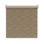 KARWEI rolgordijn draaikiepraam 28204 beige/bruin structuur verduisterend op maat