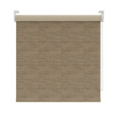 KARWEI rolgordijn gewoon raam 28204 beige/bruin structuur verduisterend op maat
