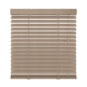 KARWEI aluminium jaloezie gewoon raam 28400 geborsteld champagne 50 mm op maat