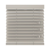 KARWEI houten jaloezie gewoon raam 28514 zijdegrijs 70 mm op maat