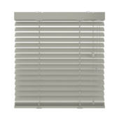 KARWEI aluminium jaloezie gewoon raam 28417 zijdeglans taupe 50 mm op maat