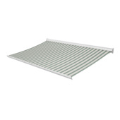 Knikarmscherm Staccato streep groen/grijs (kleurnr. 320252) op maat