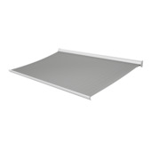 Knikarmscherm Staccato effen grijs (kleurnr. U406) op maat