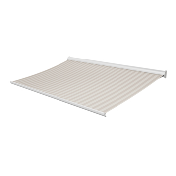 Knikarmscherm Staccato streep crème/bruin (kleurnr. 338672) op maat