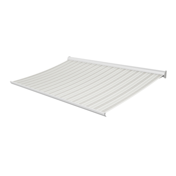 Knikarmscherm Staccato streep grijs (kleurnr. D312) op maat