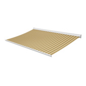 Knikarmscherm Staccato streep geel (kleurnr. 320978) op maat