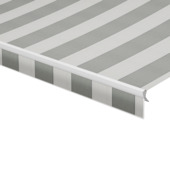 Schulprand (volant) recht streep grijs (kleurnr. T212) op maat