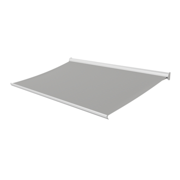 Knikarmscherm Staccato effen grijs (kleurnr. 8203) op maat