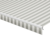 Schulprand (volant) recht streep grijs (kleurnr. 315222) op maat