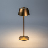 KonstSmide tafellamp Eze 3,1W oplaadbare LED verlichting koper