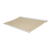 Knikarmscherm Staccato streep geel (kleurnr. 320212) op maat