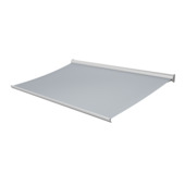 Knikarmscherm Staccato effen blauw (kleurnr. U402) op maat