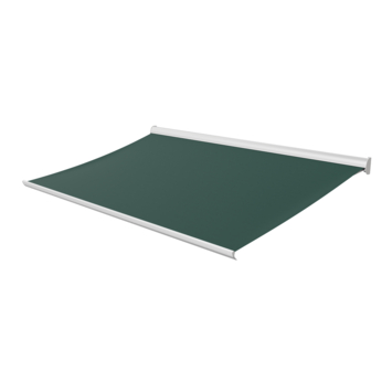 Knikarmscherm Staccato effen groen (kleurnr. 6687) op maat