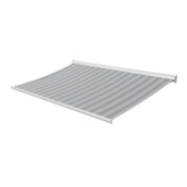 Knikarmscherm Staccato streep grijs (kleurnr. 338655) op maat